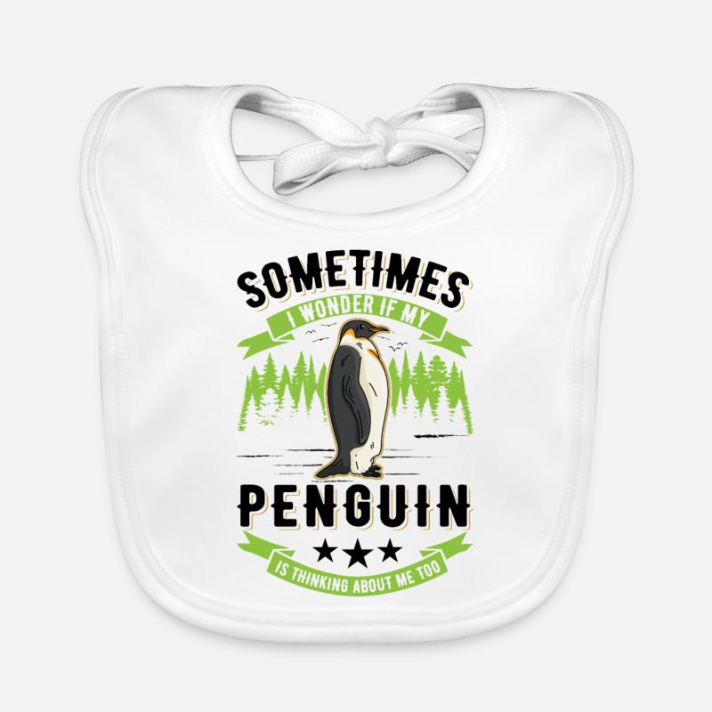 Pinguin Penguin Kaiserpinguin Baby Bio-Lätzchen
