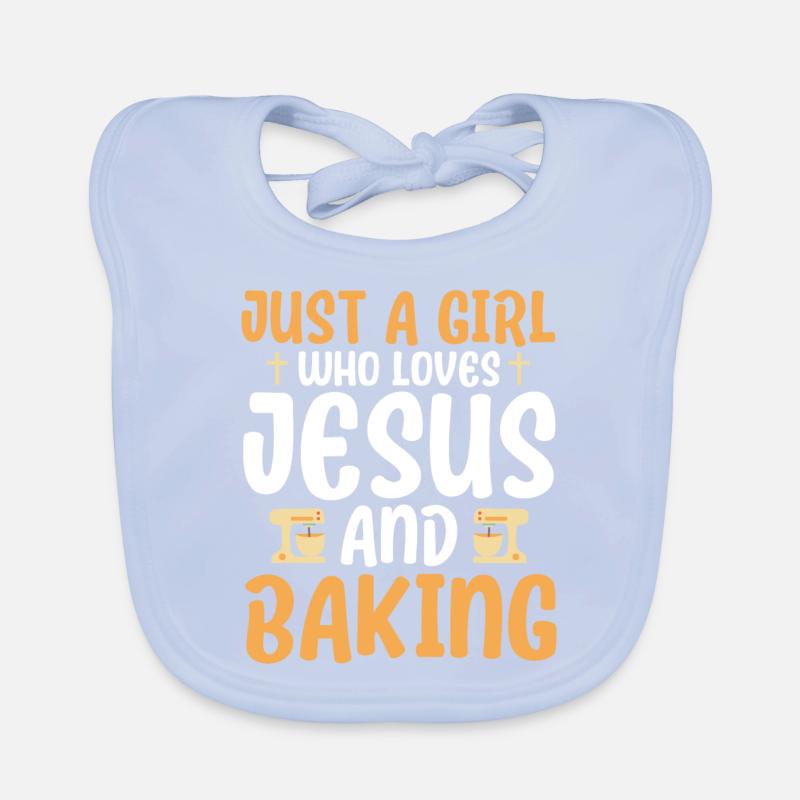 Brotbacken Geschenk Bäckerei Zitat Bäcker Baby Bio-Lätzchen