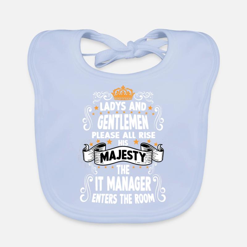 Responsable informatique T drôle de dire motiver Responsable informatique Bavoir bio Bébé