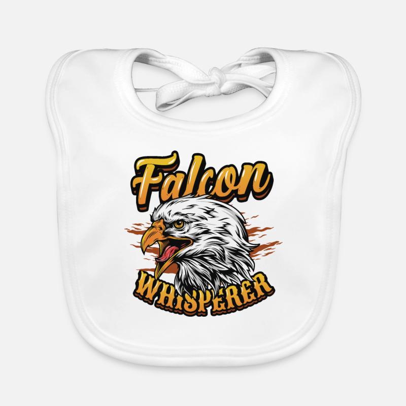 Falkenflüsterer-bussard. Baby Bio-Lätzchen