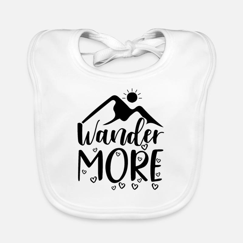 Wandert mehr Wandershirt Baby Bio-Lätzchen