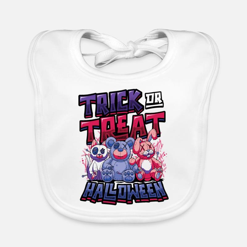 Süßes Oder Saures Halloween Baby Bio-Lätzchen