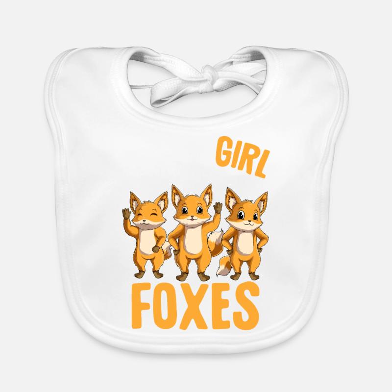 Fuchs Mädchen Kinder Baby Bio-Lätzchen