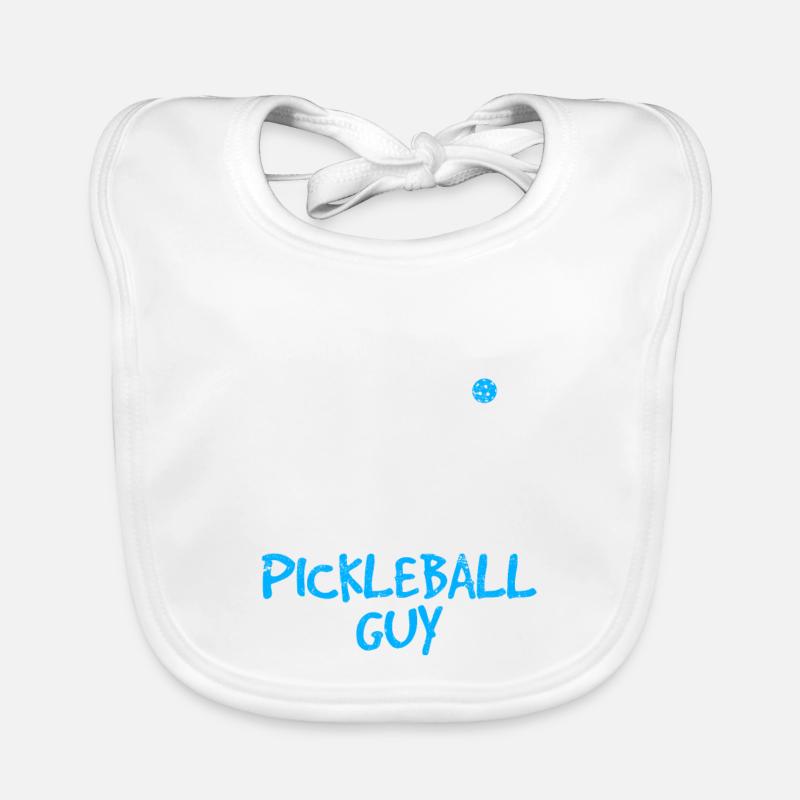 Drôle Pickleball Design Hommes Garçons Guy Pickleball Pl Bavoir bio Bébé