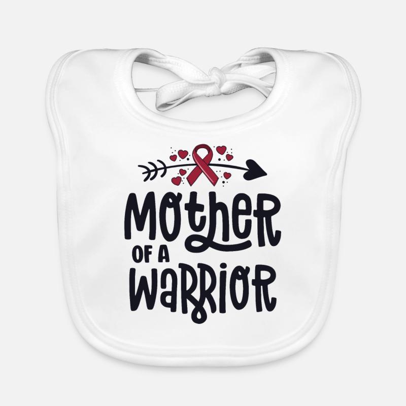 Mutter eines Kriegers Gefäßfehlbildung Baby Bio-Lätzchen