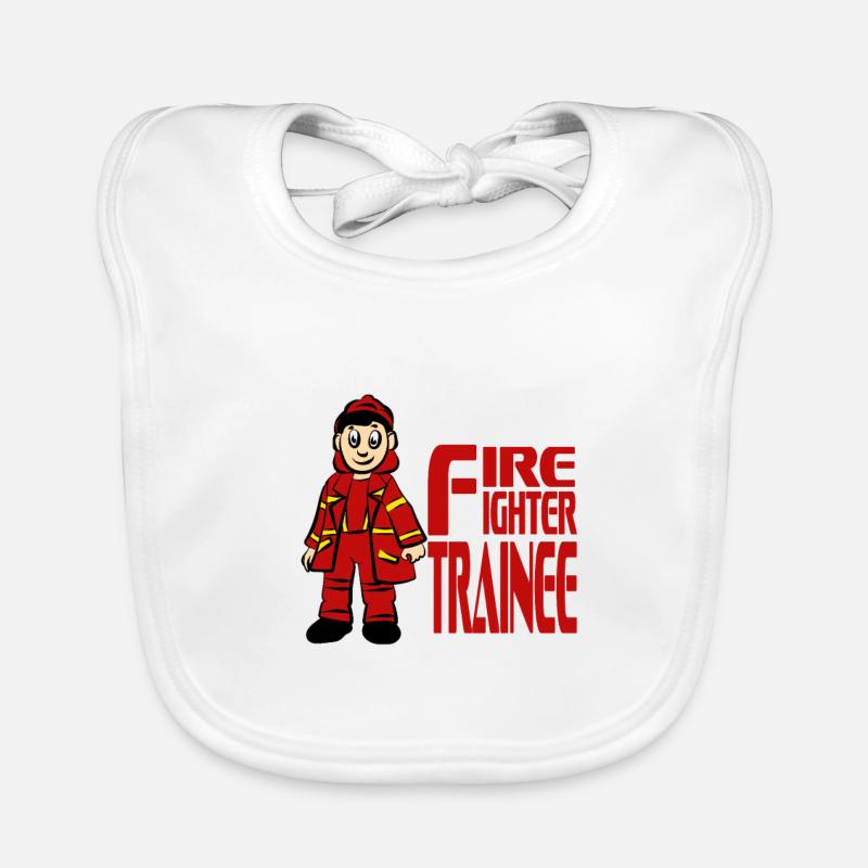 Pompier Bavoir bio Bébé