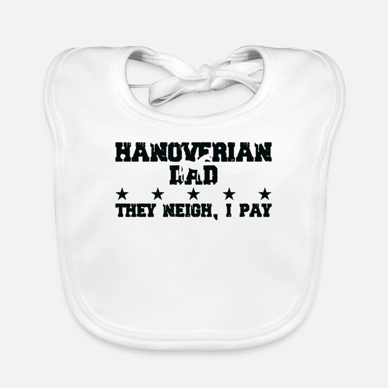 Pferdedad - Hanoverian Organic Baby Bibs