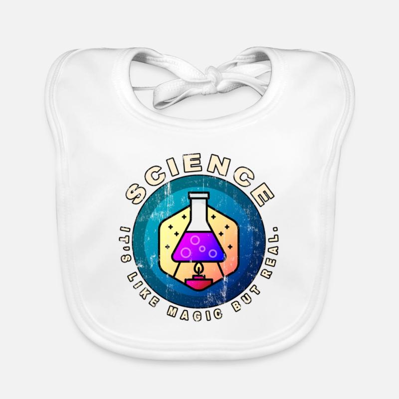 Science It s Like Magic But Real Teacher Organic Baby Bibs