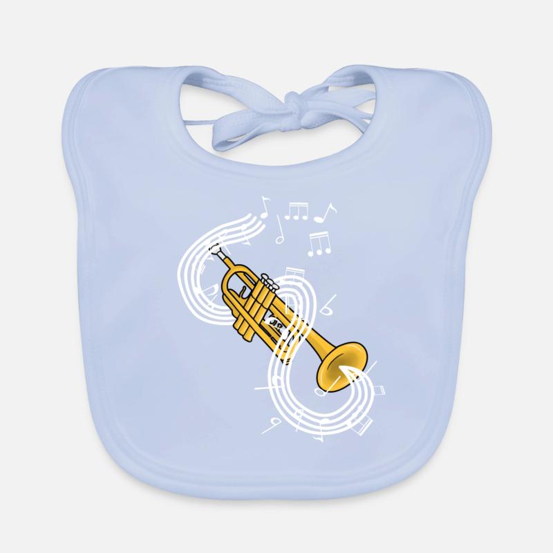 Trompete Baby Bio-Lätzchen