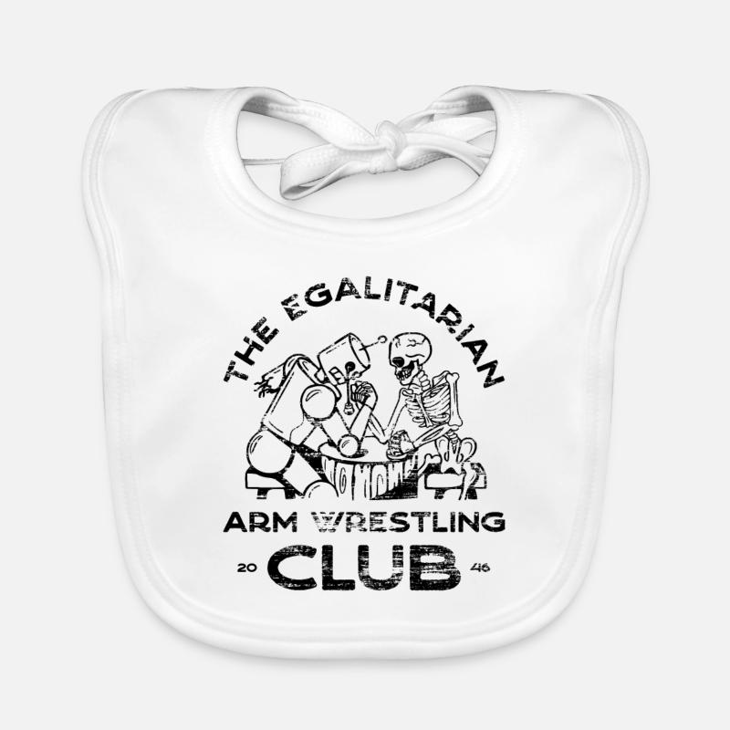 Armdrücken – 3 Baby Bio-Lätzchen