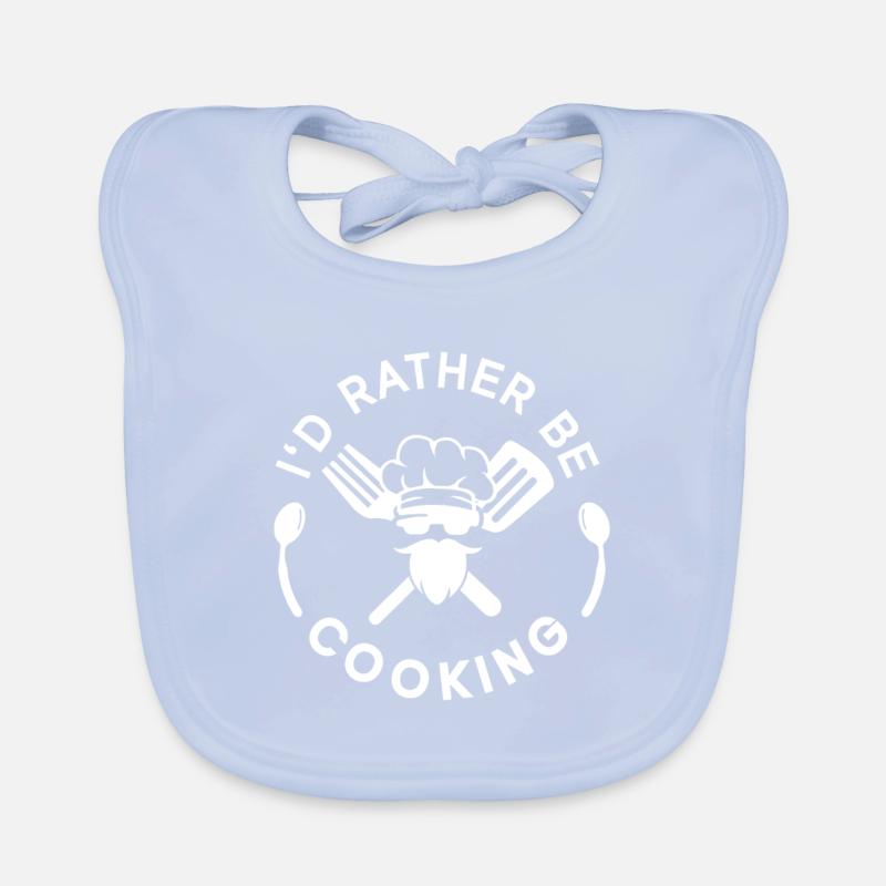 Küchenchef Spruch Geschenk Lustig Koch Baby Bio-Lätzchen