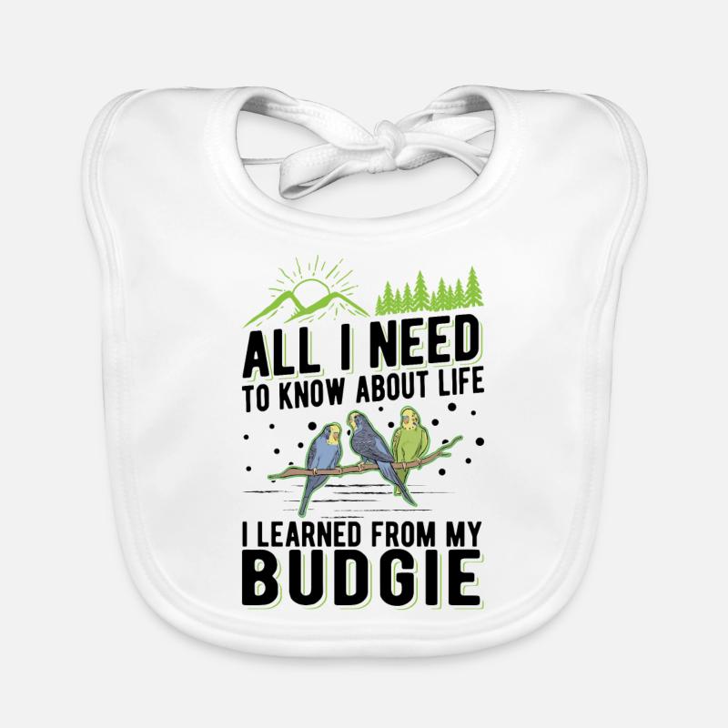 Budgerigar Welli Parakeet Cockatiel Organic Baby Bibs