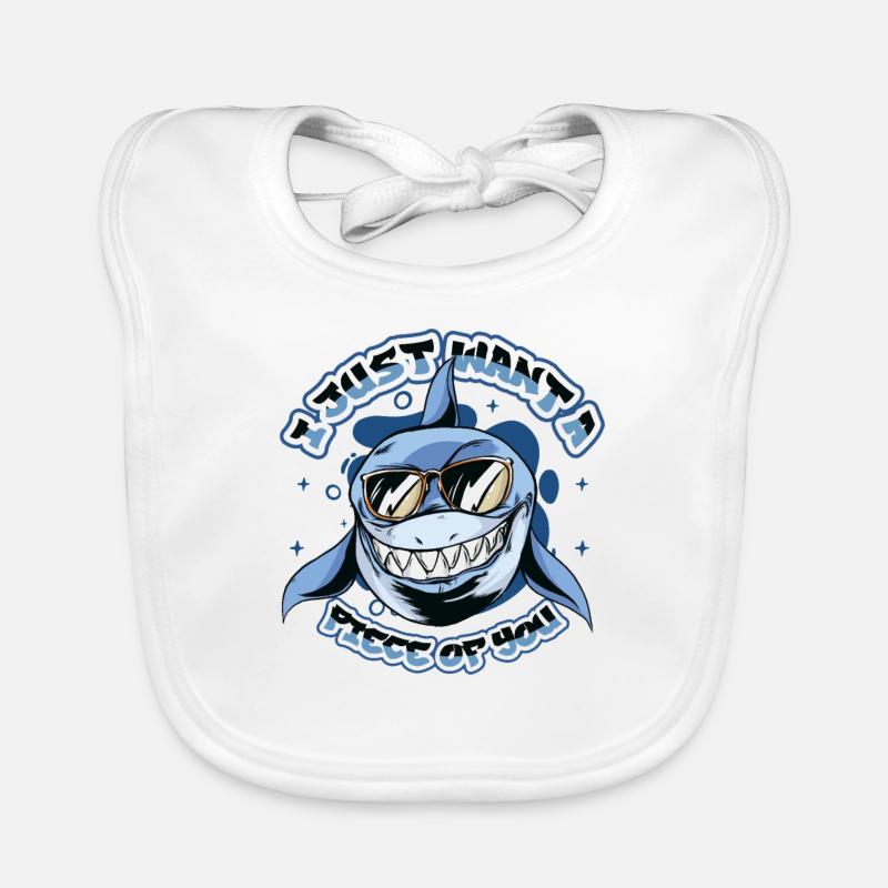 Ich Will Nur Ein Stück Von Dir, Hai Baby Bio-Lätzchen