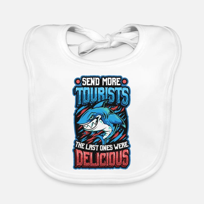 Send more tourists Organic Baby Bibs