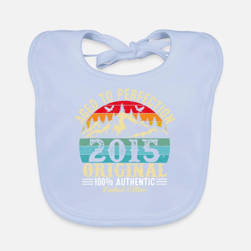 Aged to perfection 2015 Original Organic Baby Bibs
