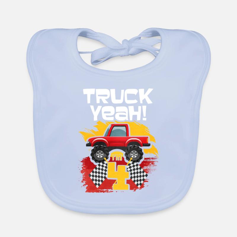 4. Geburtstag Baby Bio-Lätzchen