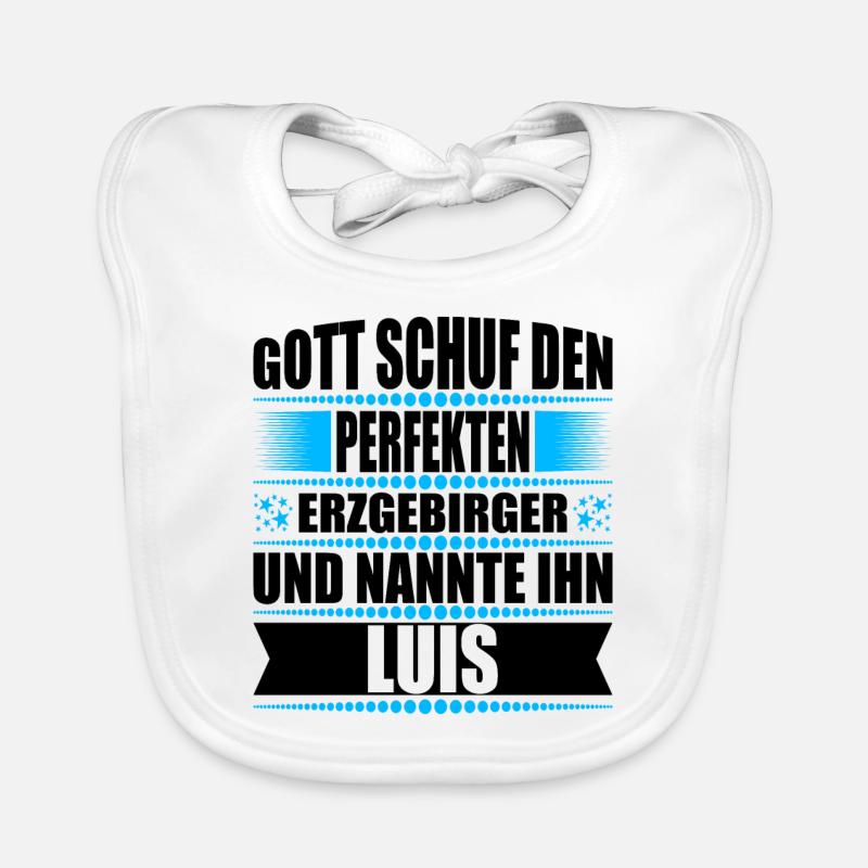 Erzgebirge Mann Namen Sachsen Luis Baby Bio-Lätzchen