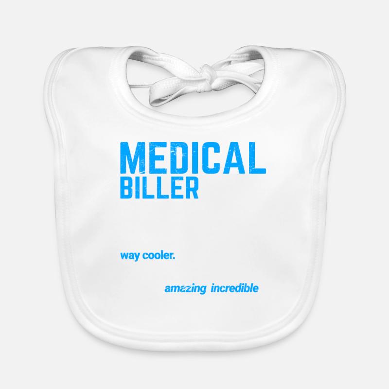 Medical Biller Funny Medical Coder Medical Billing Baby Bio-Lätzchen