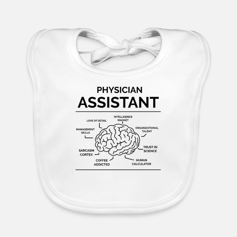 Ärztlicher Assistent Baby Bio-Lätzchen