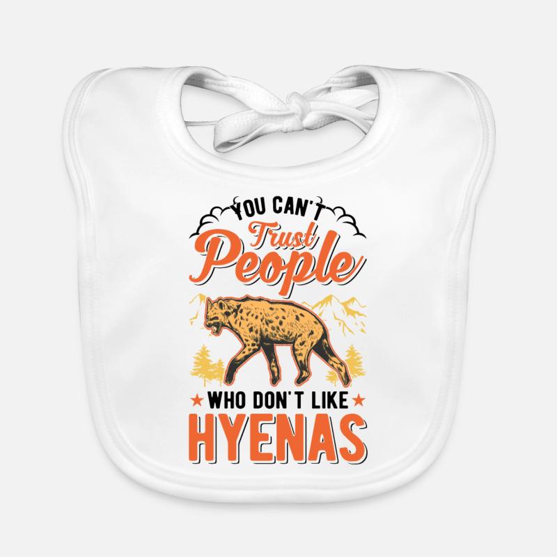 Hyäne Geschenk Erdwolf Hyena Baby Bio-Lätzchen
