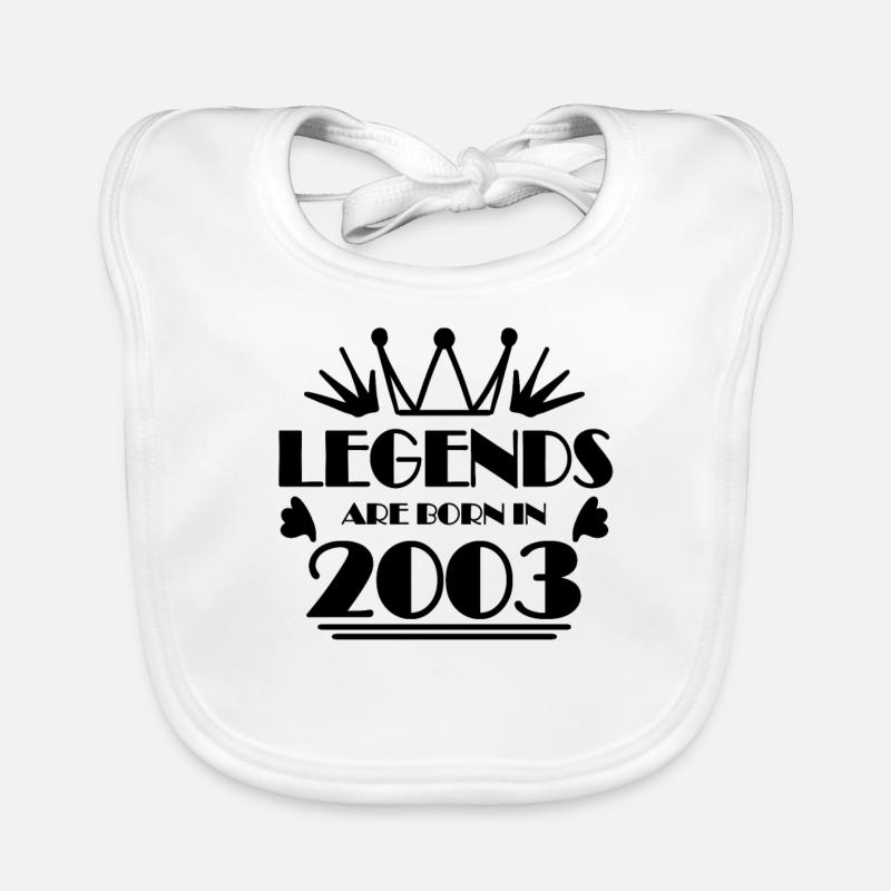 2003 - Born 2003 Organic Baby Bibs