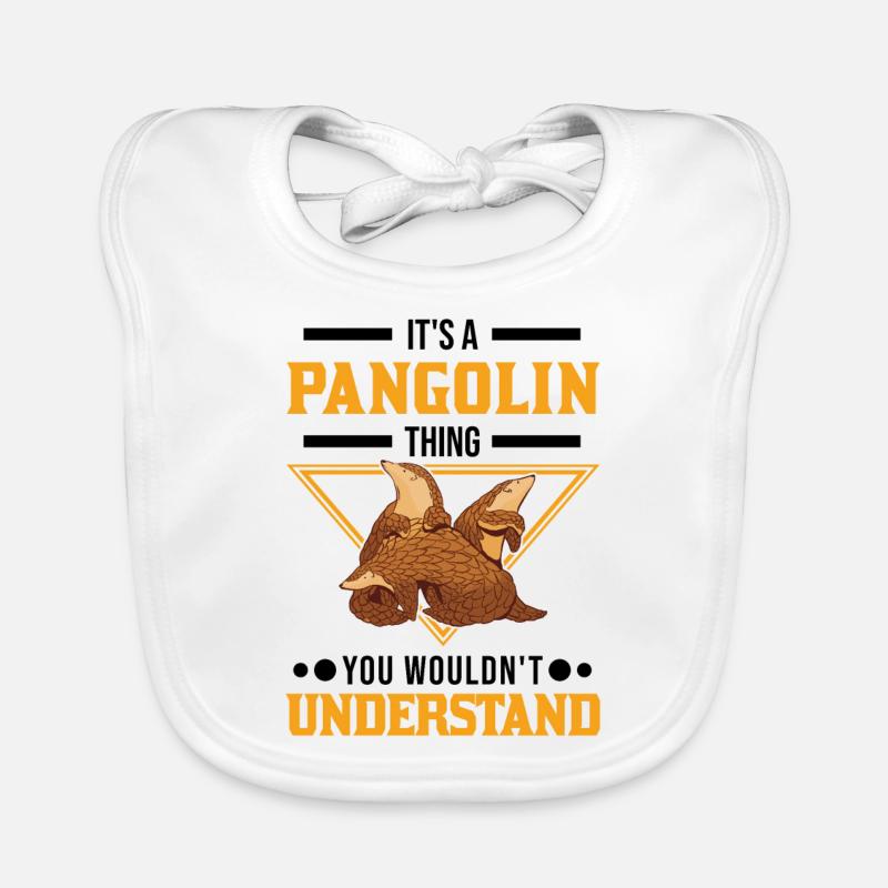 Pangolin Chose Pangolin Bavoir bio Bébé