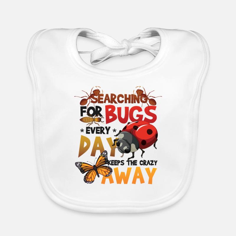 Search for insects Organic Baby Bibs
