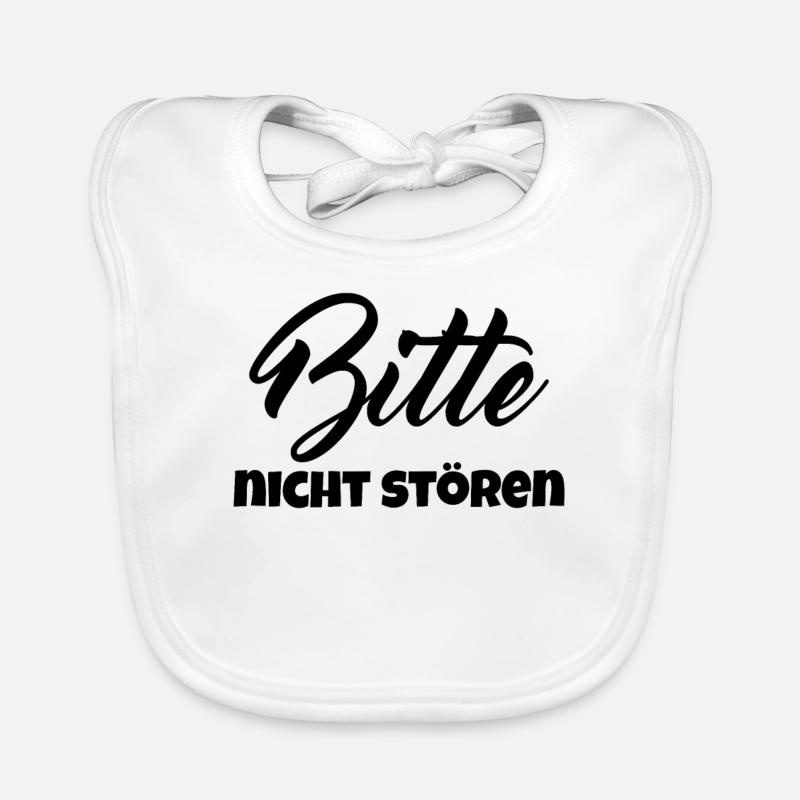 Bitte nicht stören Baby Bio-Lätzchen