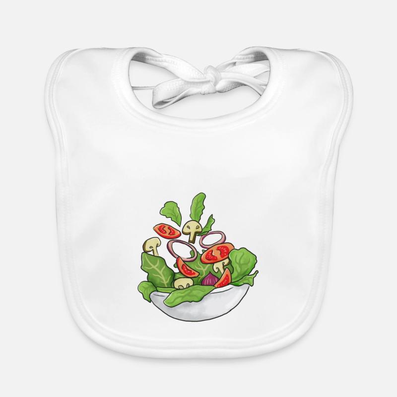Salad Organic Baby Bibs