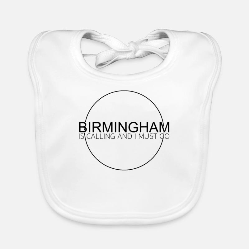 Birmingham Saying Organic Baby Bibs
