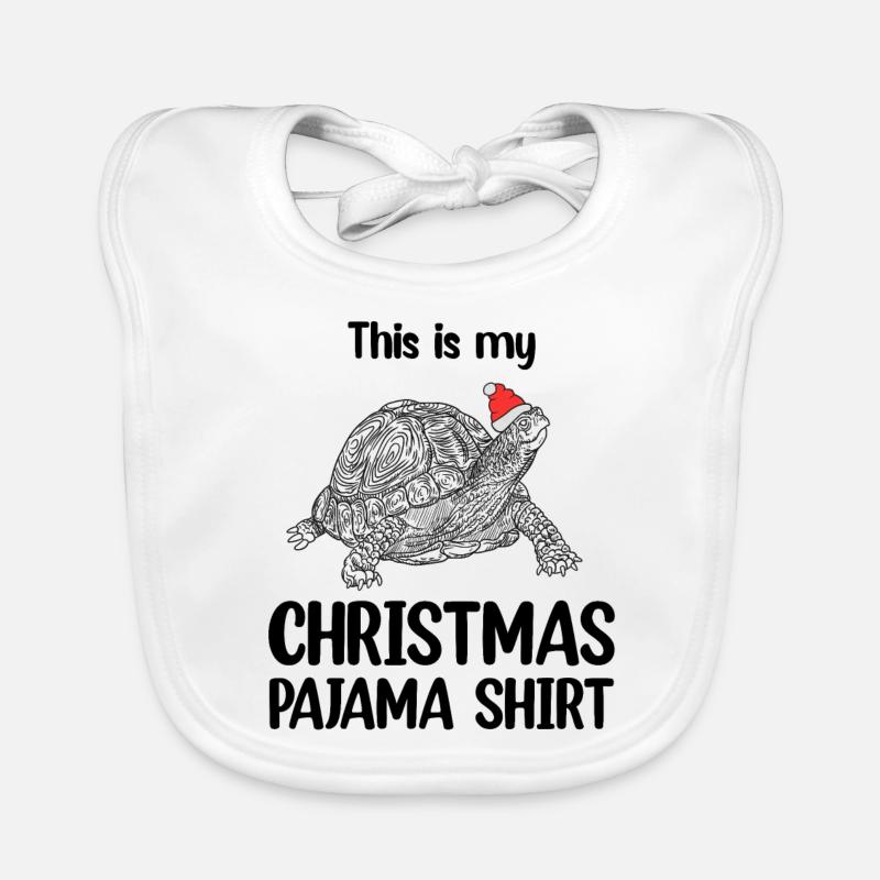 Ce sont mes tortues pyjama Bavoir bio Bébé