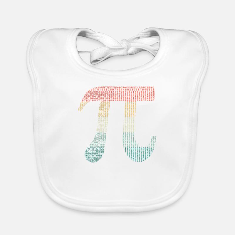 Ziffern von Pi im Quellcode Zahlen Pi Day 3.14159 Baby Bio-Lätzchen