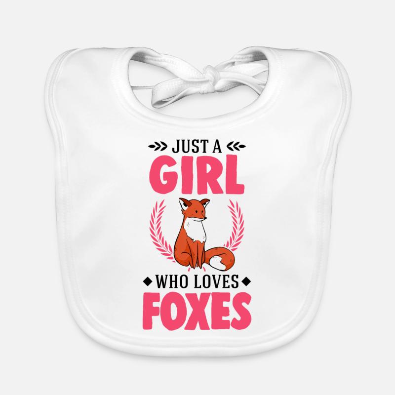 Fuchs Mädchen Geschenk Baby Bio-Lätzchen