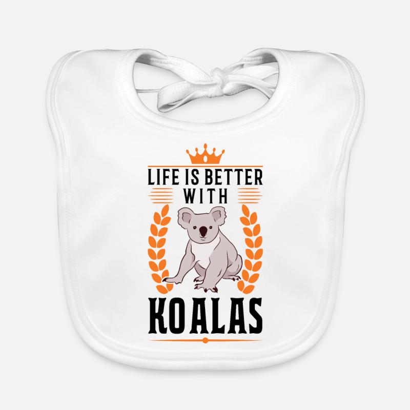Das Leben ist besser mit einem Koala Baby Bio-Lätzchen