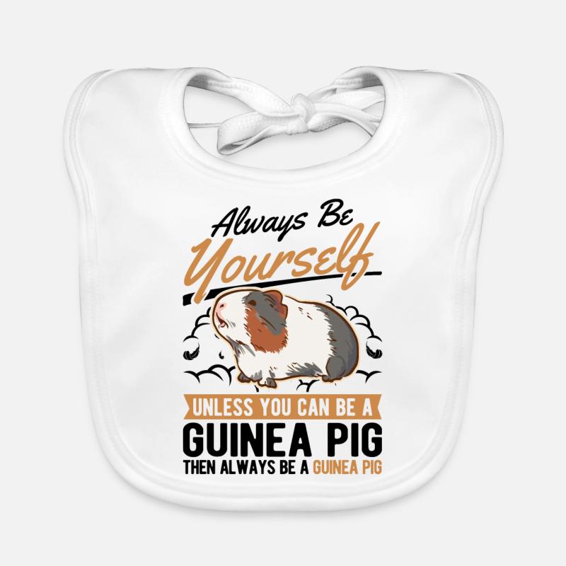 Meerschweinchen Geschenk Guinea Pig Baby Bio-Lätzchen