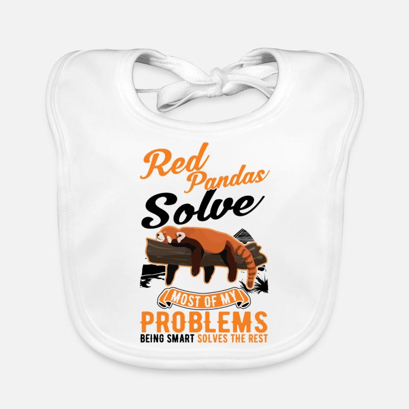 Roter Panda Geschenk Katzenbär Baby Bio-Lätzchen