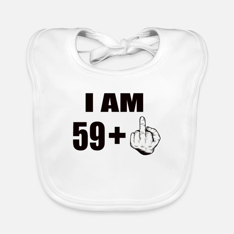 60th birthday Organic Baby Bibs