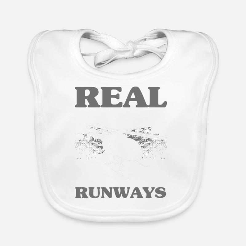 Helicopter Pilot Gift Organic Baby Bibs