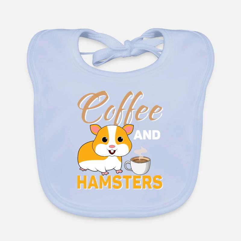 Coffee and Hamster Lover Gift Bavoir bio Bébé