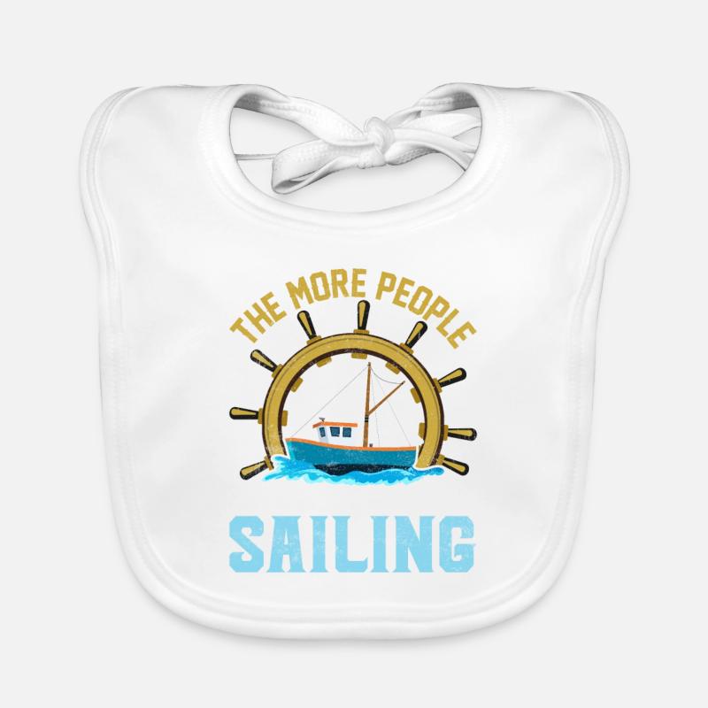 I love Sailing Bavoir bio Bébé