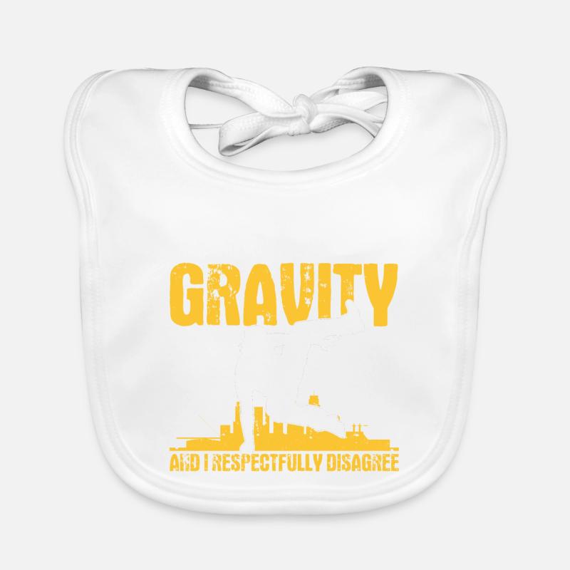 Parkour Gift Freerunning Parkour Runner Organic Baby Bibs