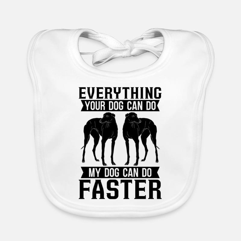 Everything Your Greyhound Racing Greyhound Racer Baby Bio-Lätzchen