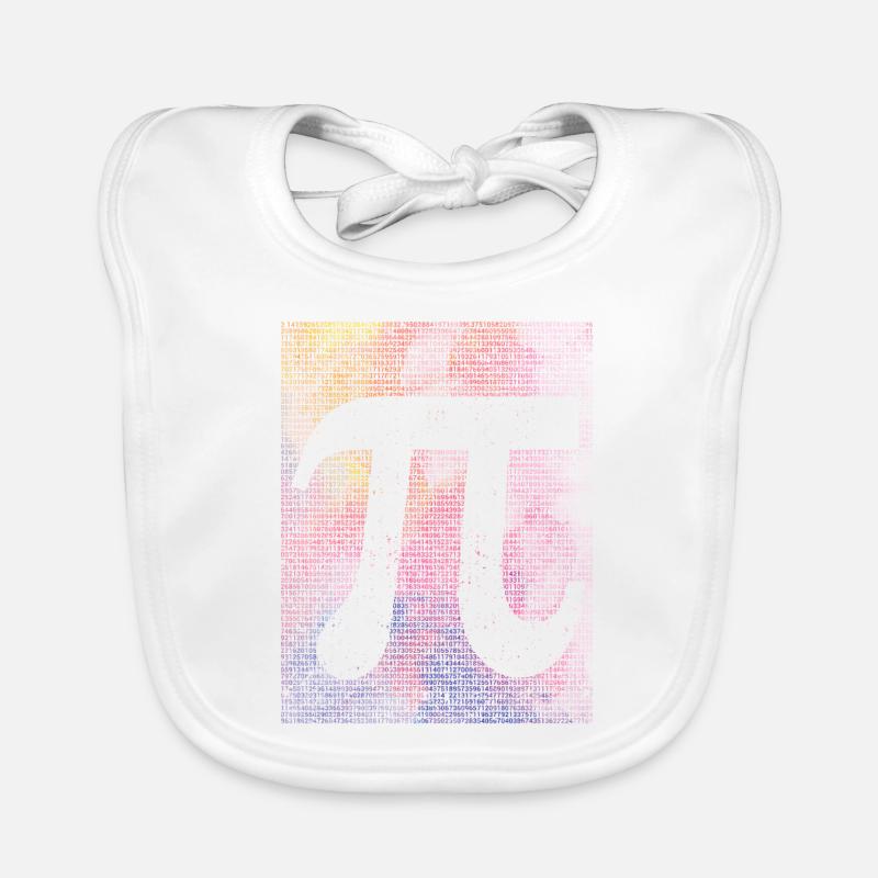 10000 chiffres Pi Day Sign Math Nerd Funny Math Bavoir bio Bébé