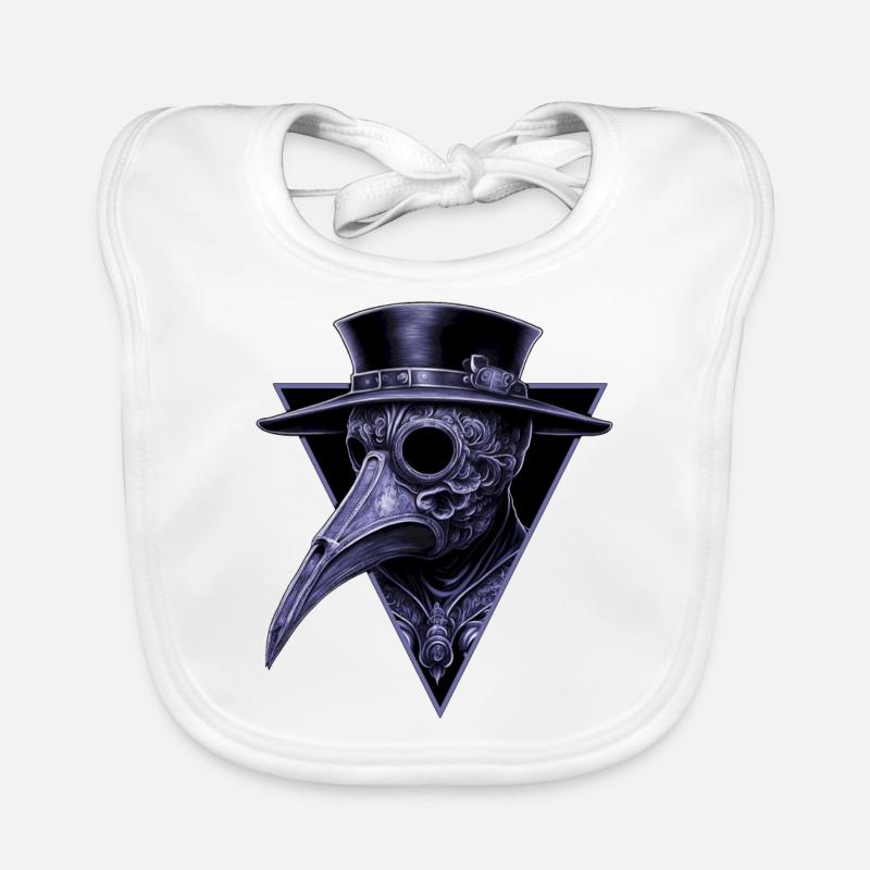 Peste ornée Docteur Sculpture complexe Bavoir bio Bébé