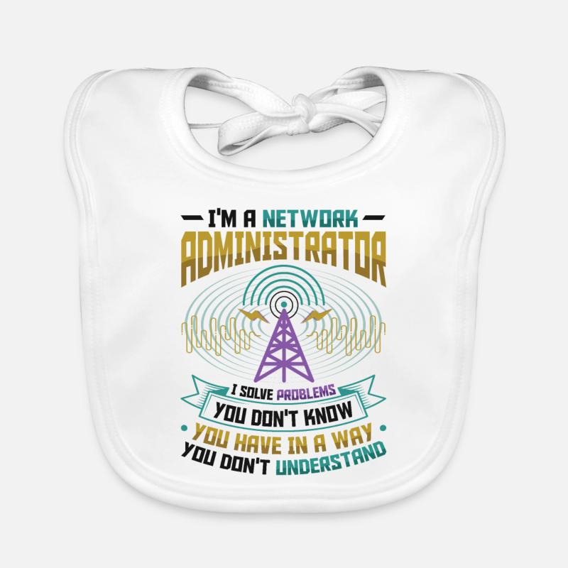 Solve problems IT-support network administrator Organic Baby Bibs
