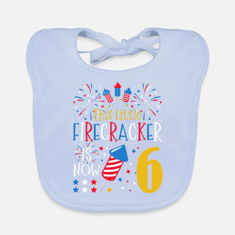 This little firecracker is now 6 July 4 6. Organic Baby Bibs