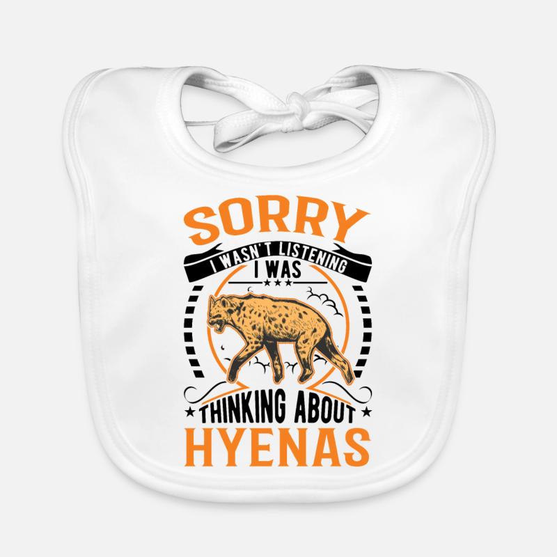 Hyäne Erdwolf Hyena Baby Bio-Lätzchen