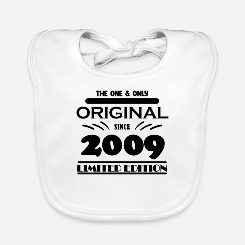 2009 - Année de construction 2009 - Millésime 2009 Bavoir bio Bébé