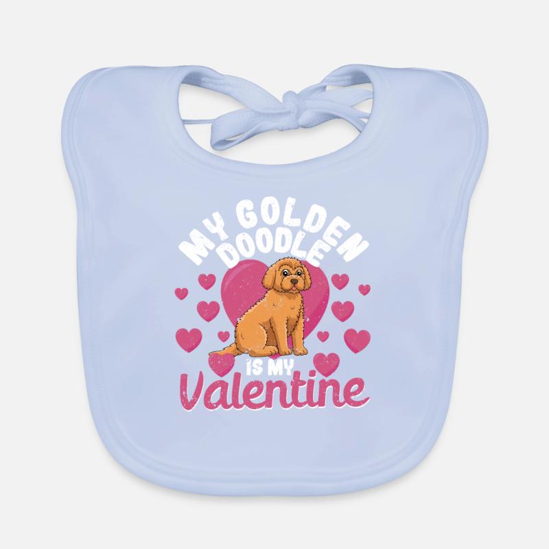 Pet Saint-Valentin Dog Lovers My Bavoir bio Bébé