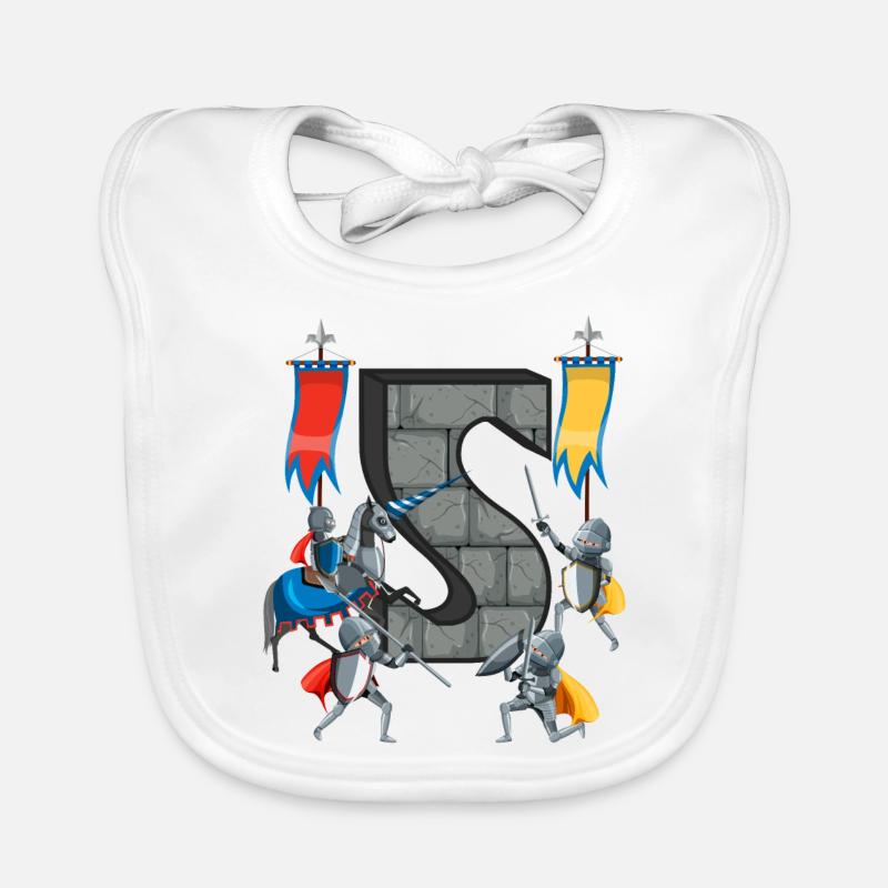 Medieval Knights Medieval History Organic Baby Bibs
